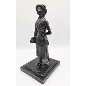 Degas Sculpture School Girl Metropolitan Museum of Art Replica Bonded Bronze 11"